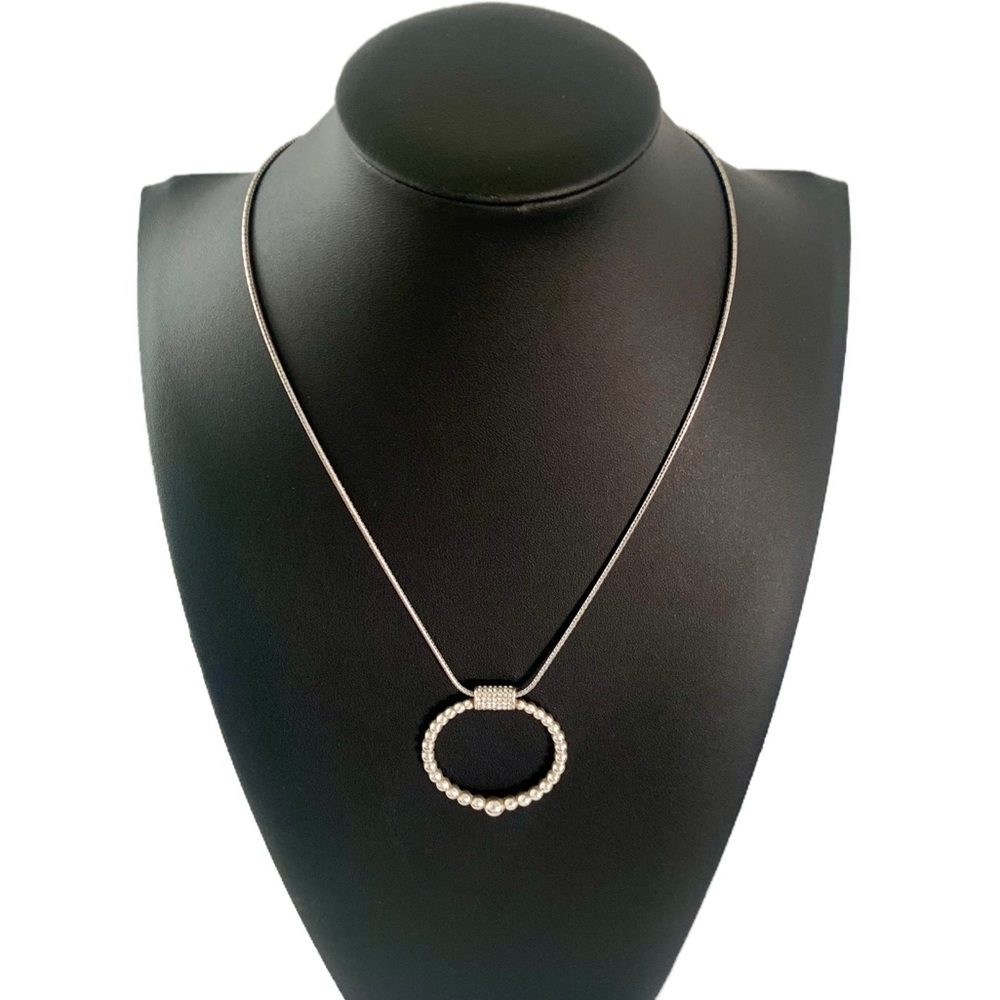 Brighton Meridian Round Crystal Pendant Necklace